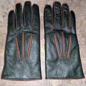 Ralph Lauren Polo Ladies Leather Driving Gloves Medium